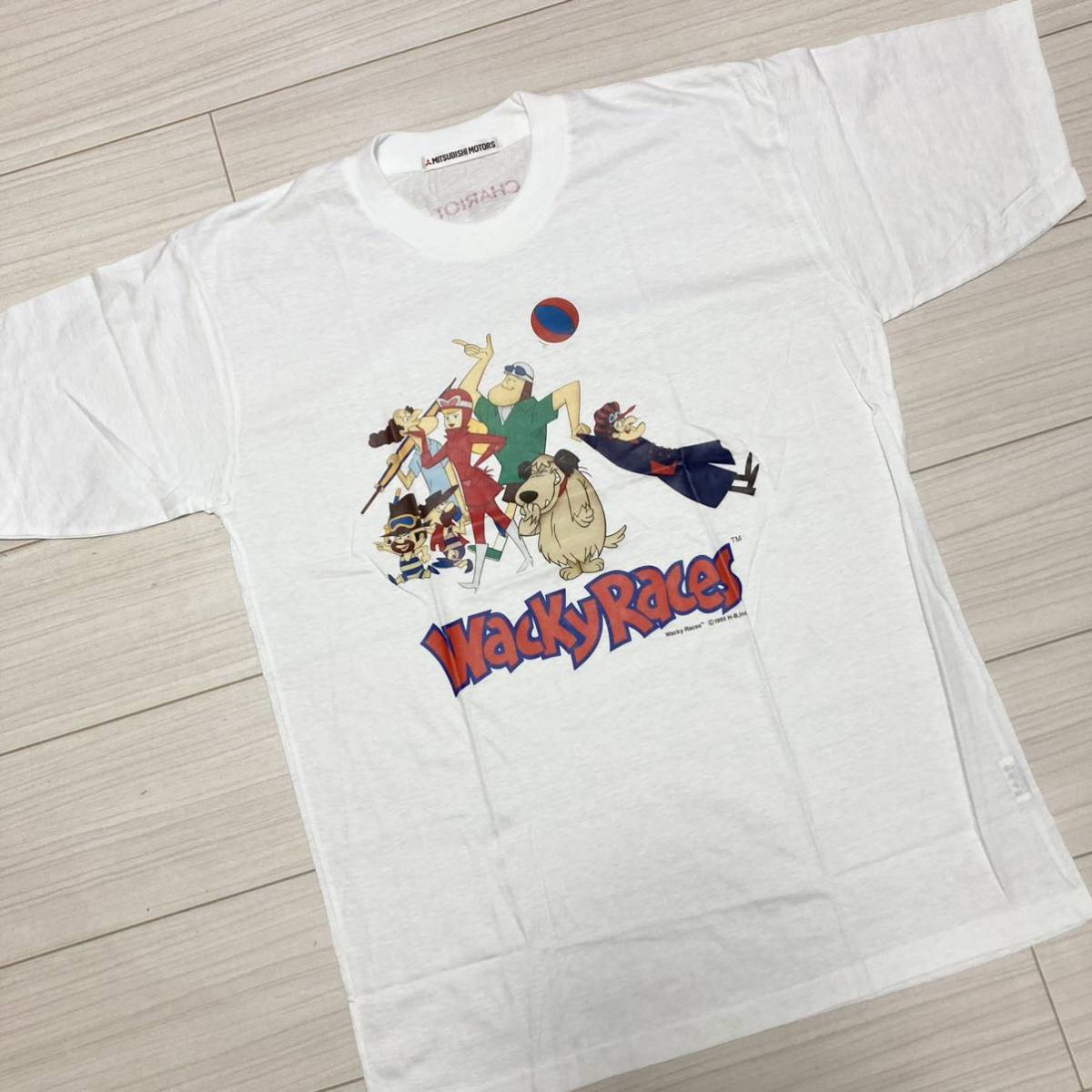90s 非売品 新品未 チキチキマシン猛レースWacky Races Tシャツ 90s 非売品 新品未 チキチキマシン猛レースWacky Races Tシャツ