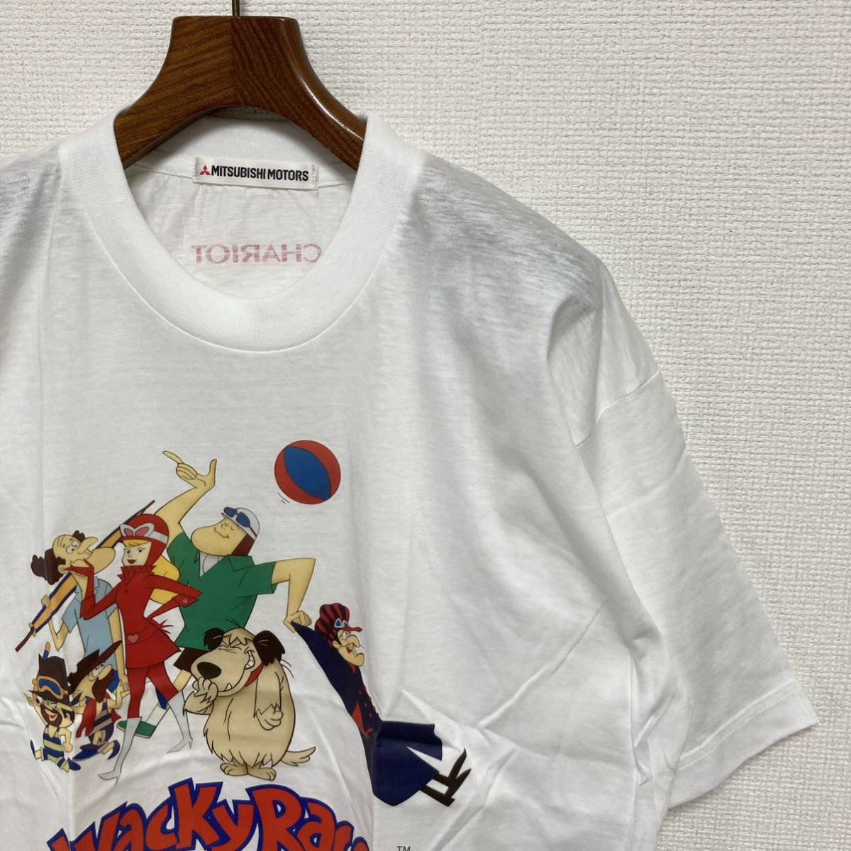 90s 非売品 新品未 チキチキマシン猛レースWacky Races Tシャツ 90s 非売品 新品未 チキチキマシン猛レースWacky Races Tシャツ