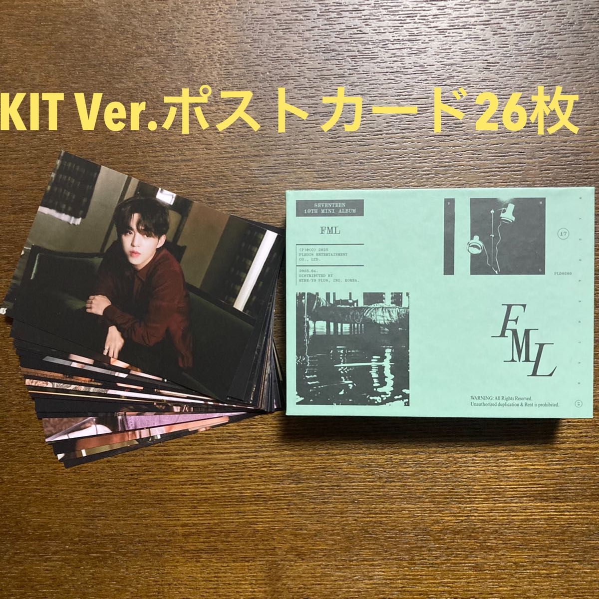 SEVENTEEN セブチ FML KIT キット キノアルバム ポストカード全員分 26 