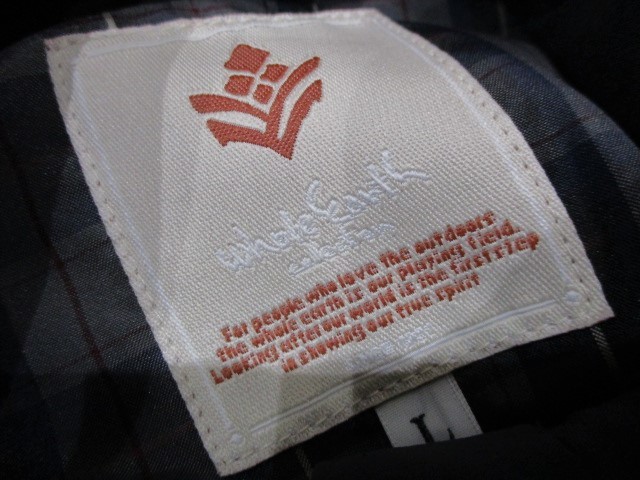 美品 デサント whole Earth マウンテンパーカー ブルー サイズL