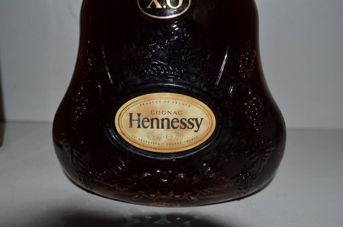 Hennessy ヘネシーXO ブランデー クリアボトル お酒 金キャップ 古酒