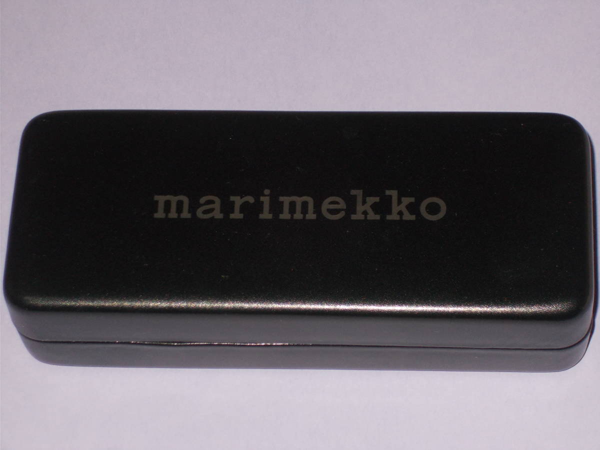 marimekko マリメッコ★メガネケース 眼鏡ケース★黒 ブラック