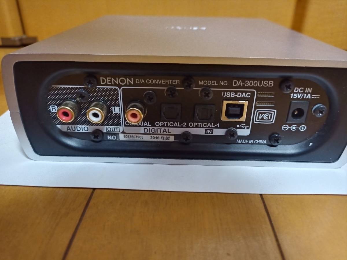 DENON USB-DAC ヘッドホンアンプ DA-300USB 完動美品_画像3