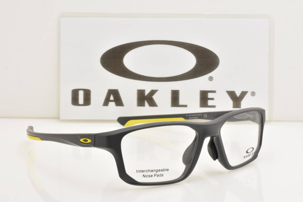 新品・正規輸入品！OAKLEY オークリー OX8142-0356 CROSSLINK FIT クロスリンクフィット サテングレー　イエロー★_画像3