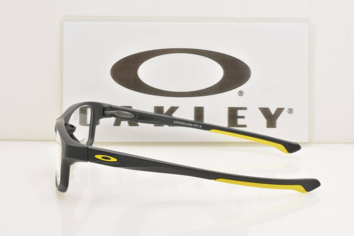 新品・正規輸入品！OAKLEY オークリー OX8142-0356 CROSSLINK FIT クロスリンクフィット サテングレー　イエロー★_画像6