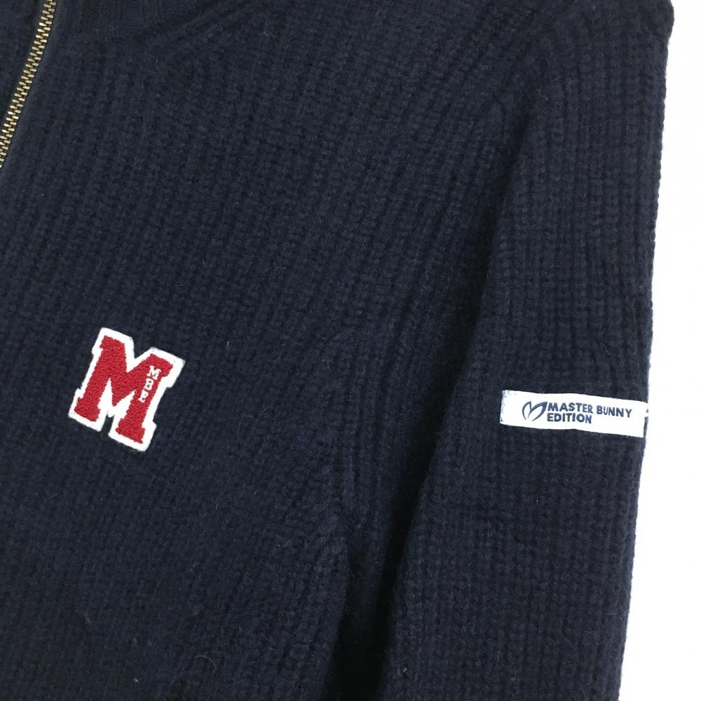 クーポン対象外】 ハーフジップ ネイビー セーター 【超美品】マスター
