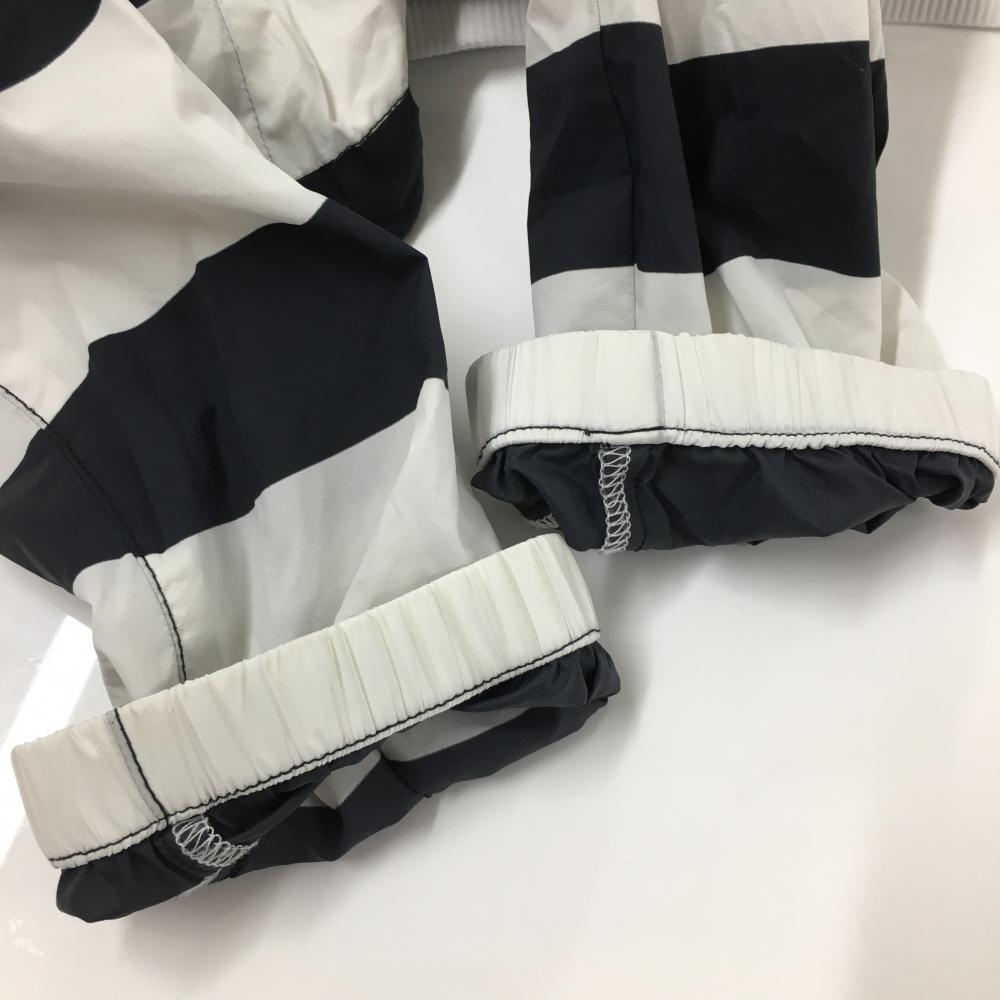 超美品】パーリーゲイツ ツインスニード 白 スクエア柄地模様 蓄熱裏地