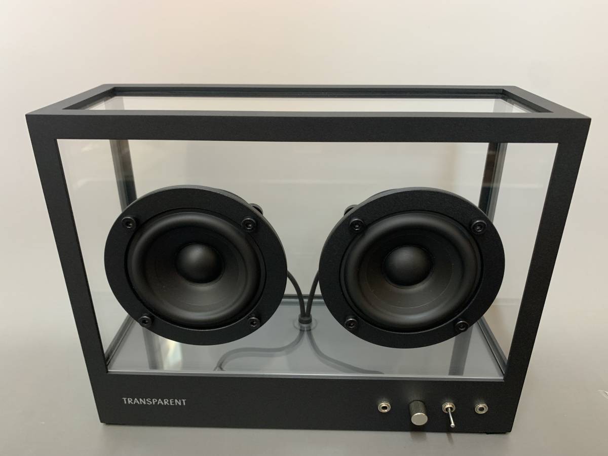 展示美品！SMALL TRANSPARENT SPEAKER TPS-04 スモール トランス