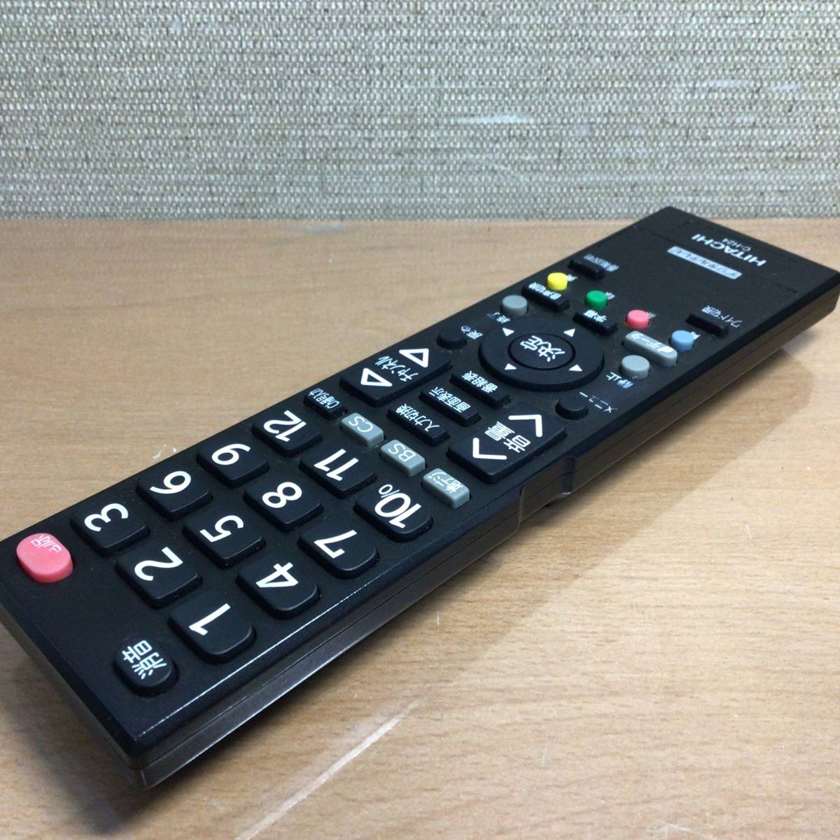 HITACHI 日立 テレビ用リモコン C-H24 信号確認OK_画像3