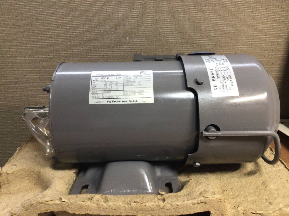 富士電機 ブレーキ付きモーター MKC7075M 3相インダクション 富士電機 ブレーキ付きモーター MKC7075M 3相インダクション