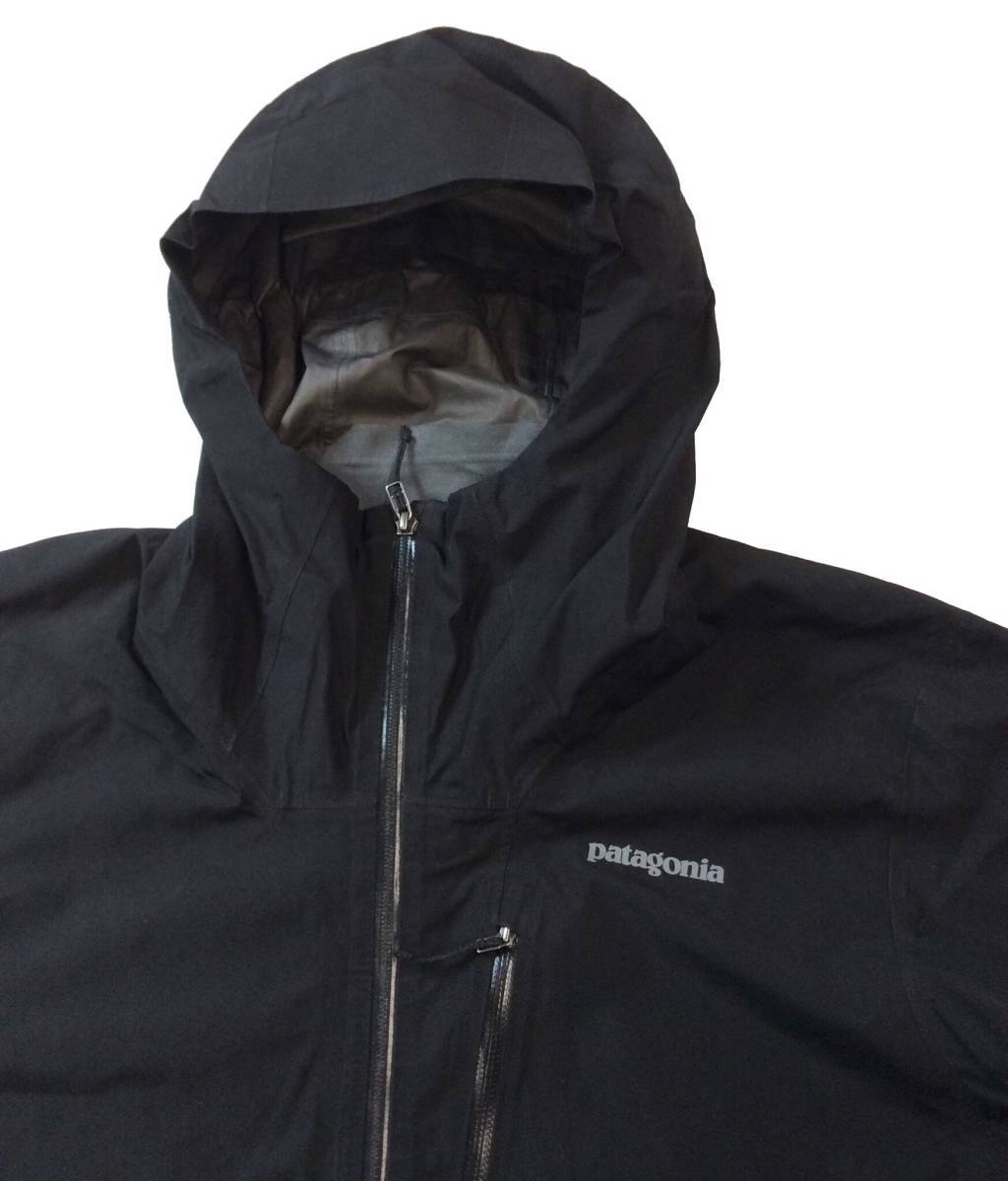 PATAGONIA パタゴニア Calcite Jacket GORE-TEX カルサイトジャケット ゴアテックス ナイロン マウンテンパーカー ブラック メンズ XL_画像2