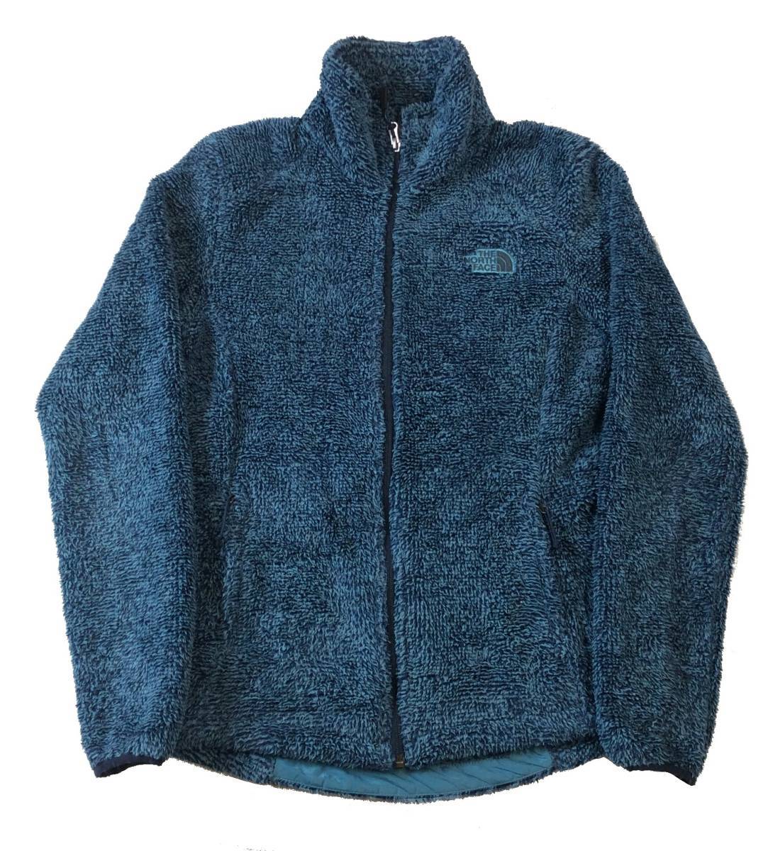 THE NORTH FACE ノースフェイス フリースジャケット フルジップ ブルー ミックスカラー レディース S