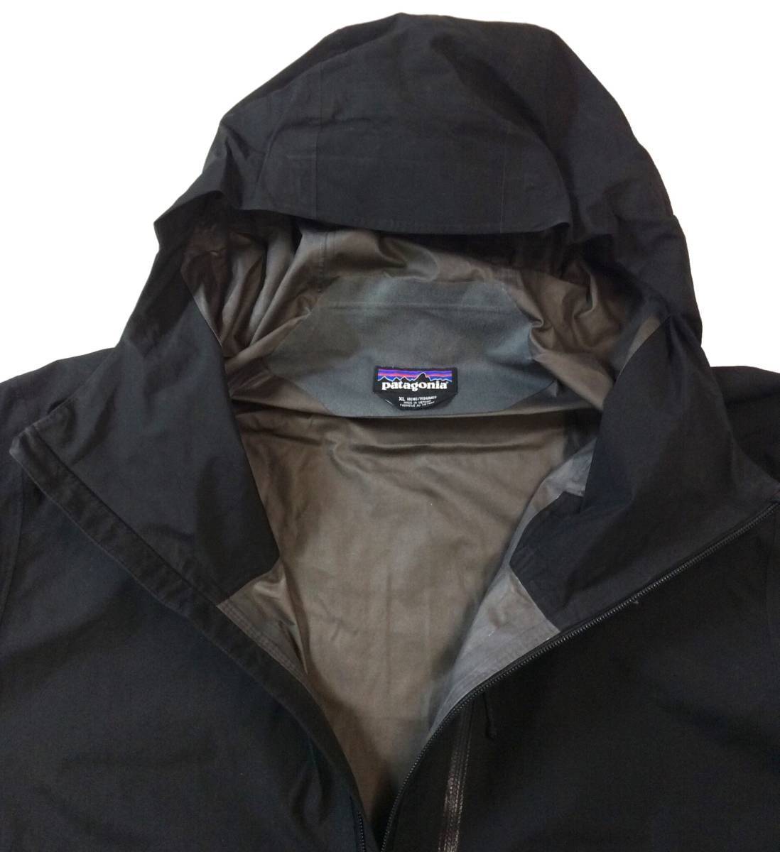PATAGONIA パタゴニア Calcite Jacket GORE-TEX カルサイトジャケット ゴアテックス ナイロン マウンテンパーカー ブラック メンズ XL_画像3