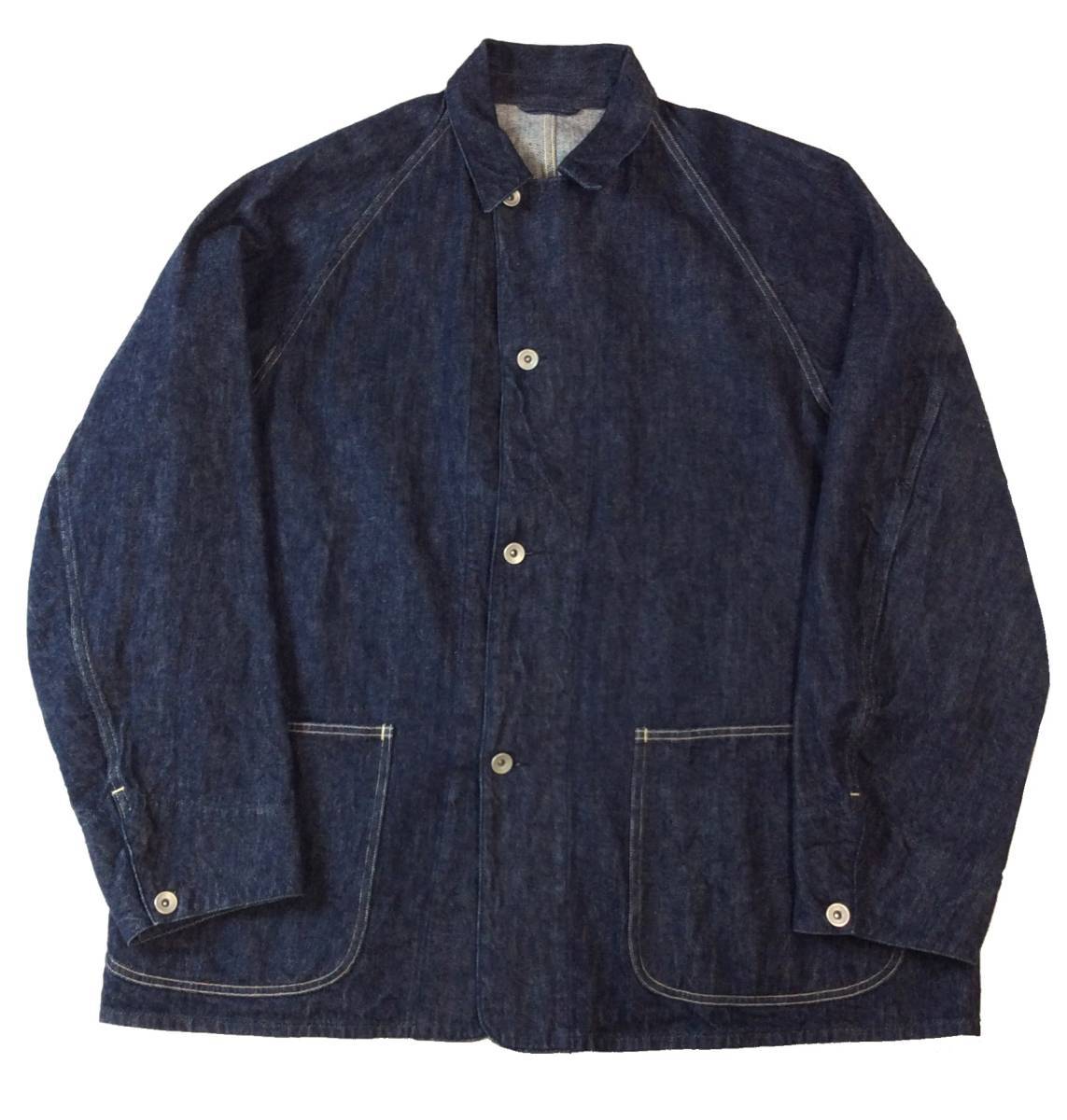美品 COMOLI コモリ 21SS デニムワークジャケット 3 美品 COMOLI コモリ 21SS デニムワークジャケット 3