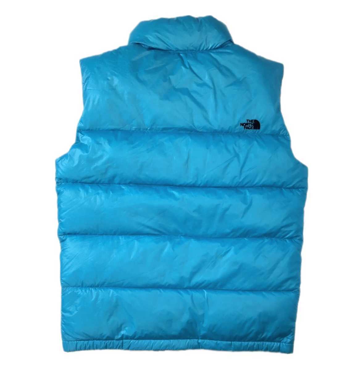 THE NORTH FACE ノースフェイス　ダウンベスト SIERRA VEST シェラベスト　ナイロン　水色　メンズ　M_画像8