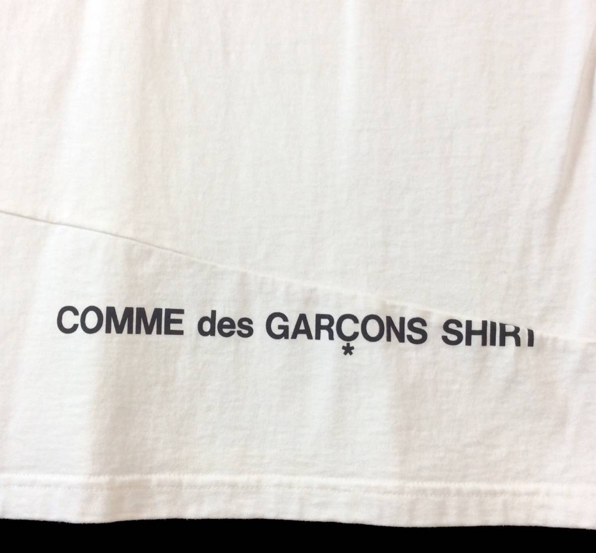 Supreme Comme des Garcons SHIRT Split Box Logo Tee シュプリーム コムデギャルソンシャツ ボックスロゴ 半袖Tシャツ 白 M_画像5