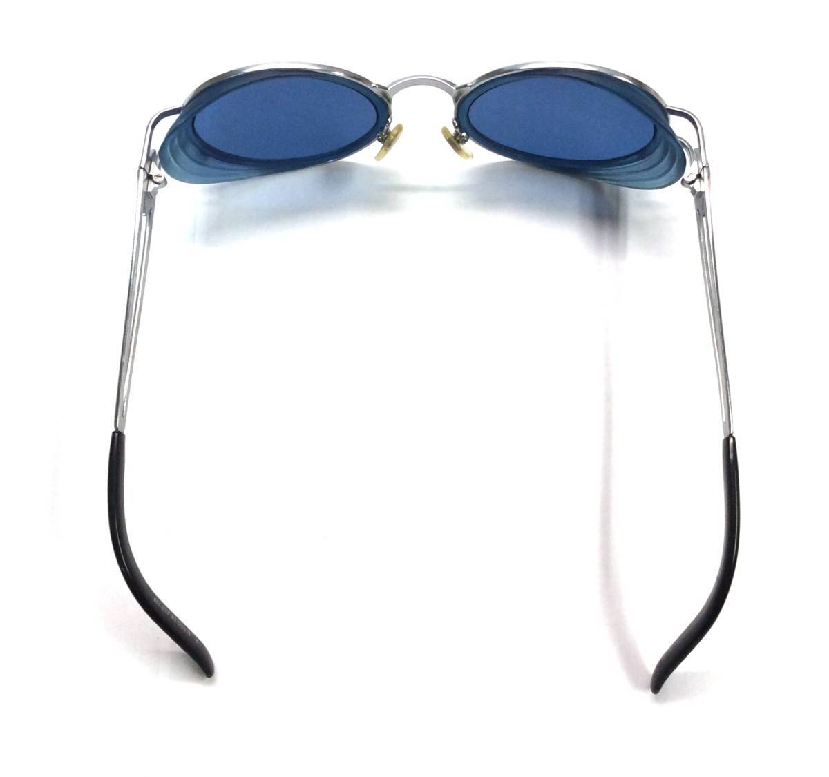 ジャンポールゴルチェ JEAN PAUL GAULTIER サングラス フレーム メガネ 眼鏡 シルバー×ブルー×ブラック系 日本製 58-6202 (ma)_画像4