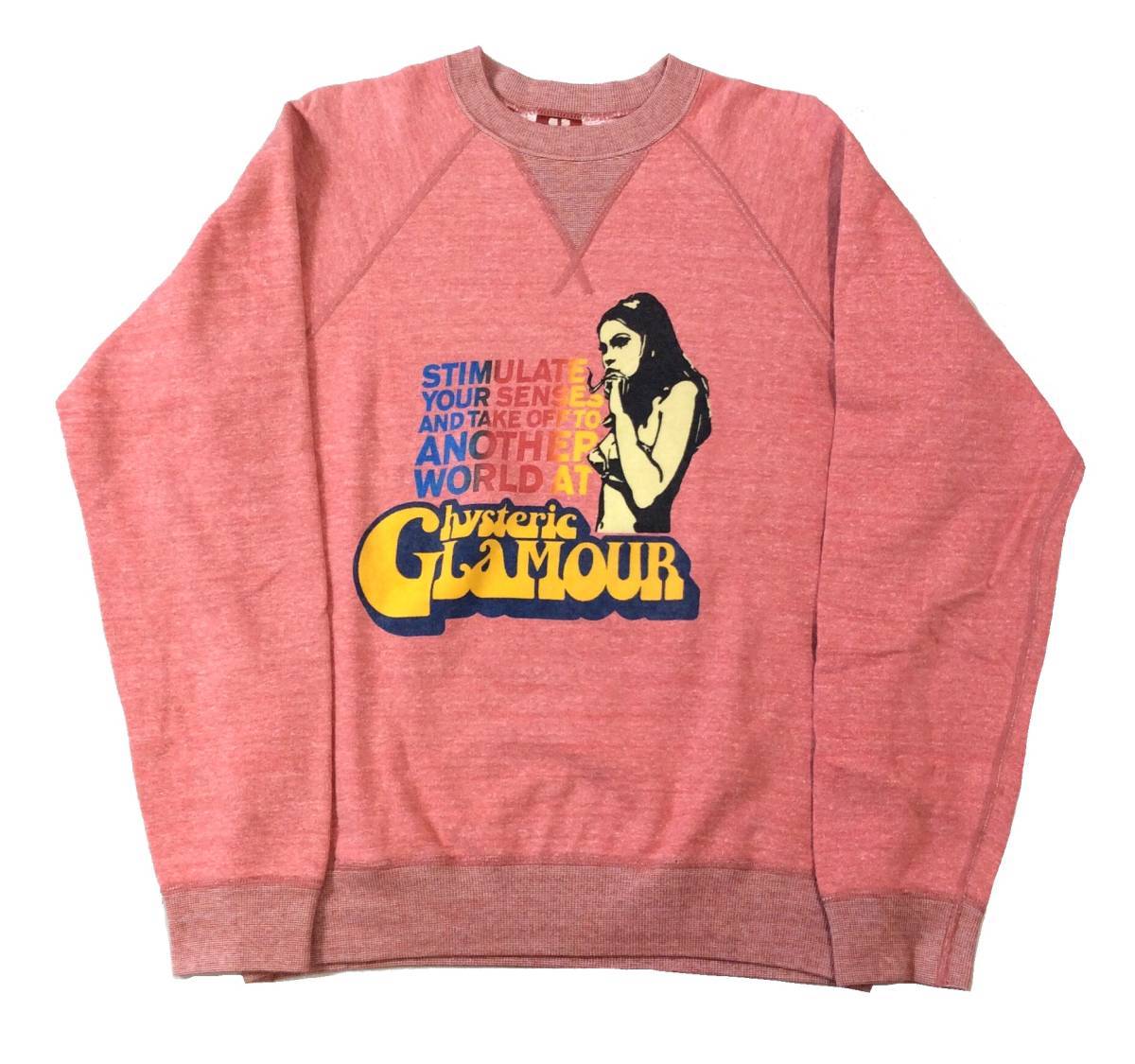 HYSTERIC GLAMOUR Hysteric Glamour girl print sweat sweatshirt ... red series F free size (ma)