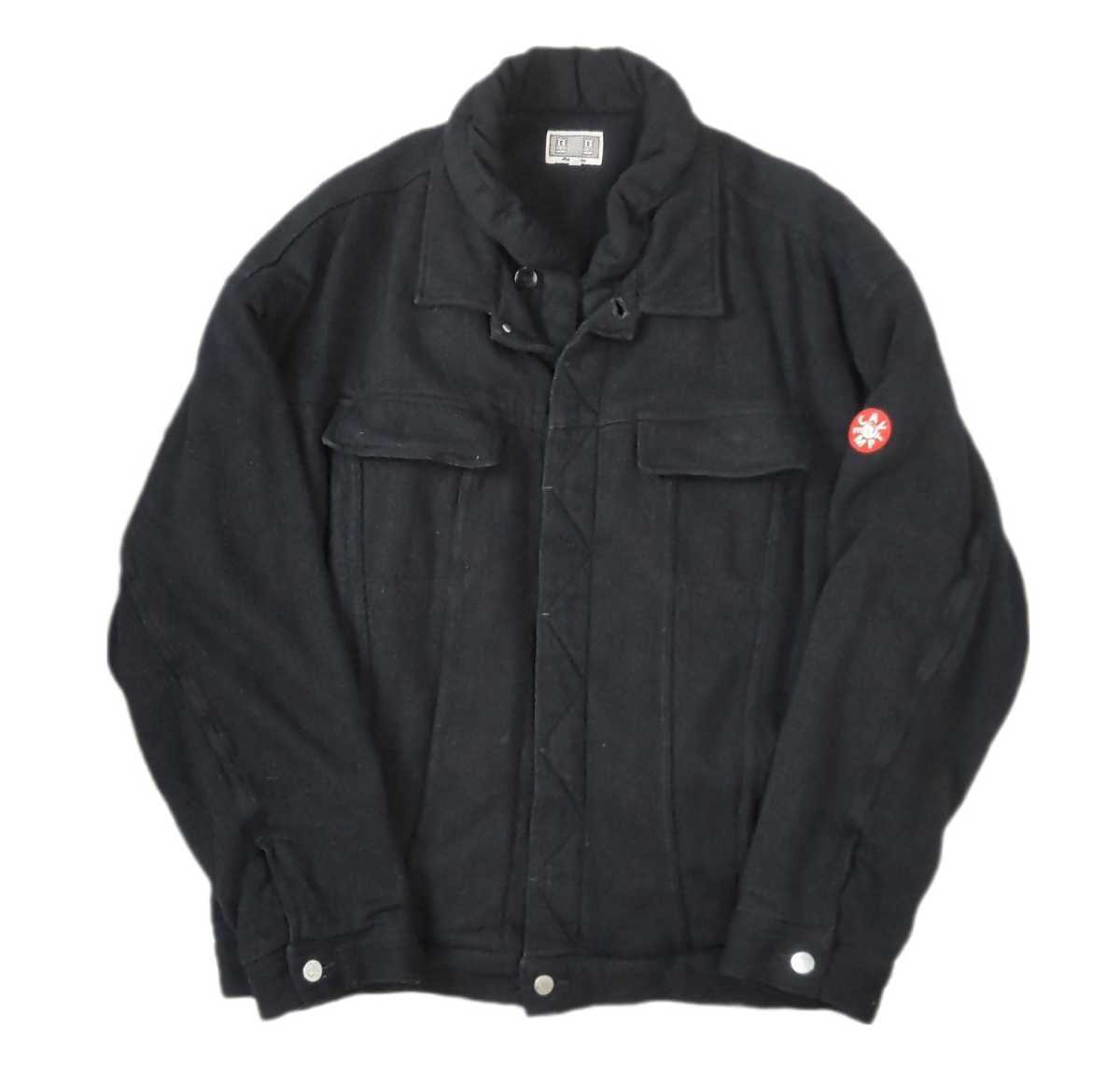 C.E シーイー トラッカージャケット 中綿 コットン レイヤード ジャケット ブラック XL