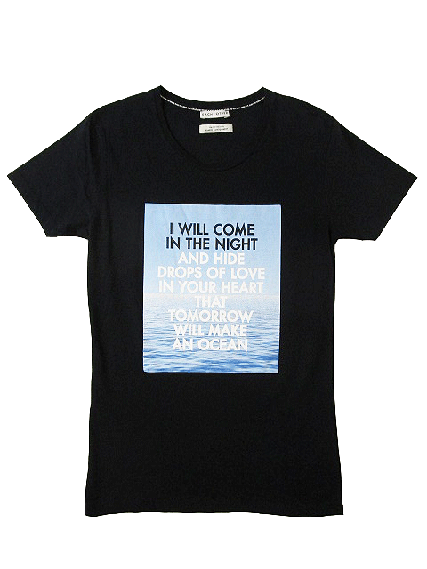 (D) EACH×OTHER ROBERT MONTGOMERY イーチアザー ロバートモンゴメリー 半袖Tシャツ XS ブラック 送料250円_画像1