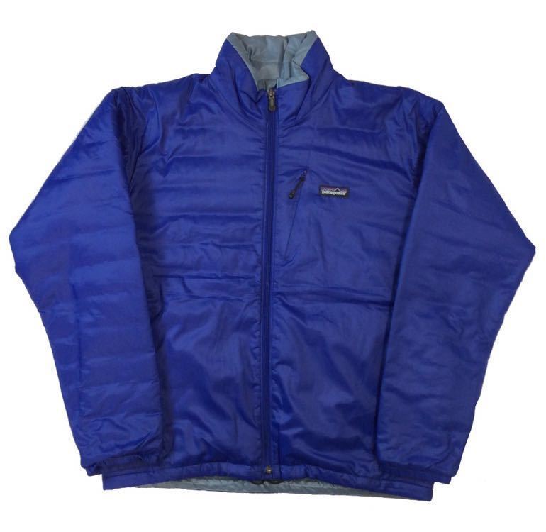 08' patagonia パタゴニア マイクロパフジャケット 中綿 ブルー メンズ S