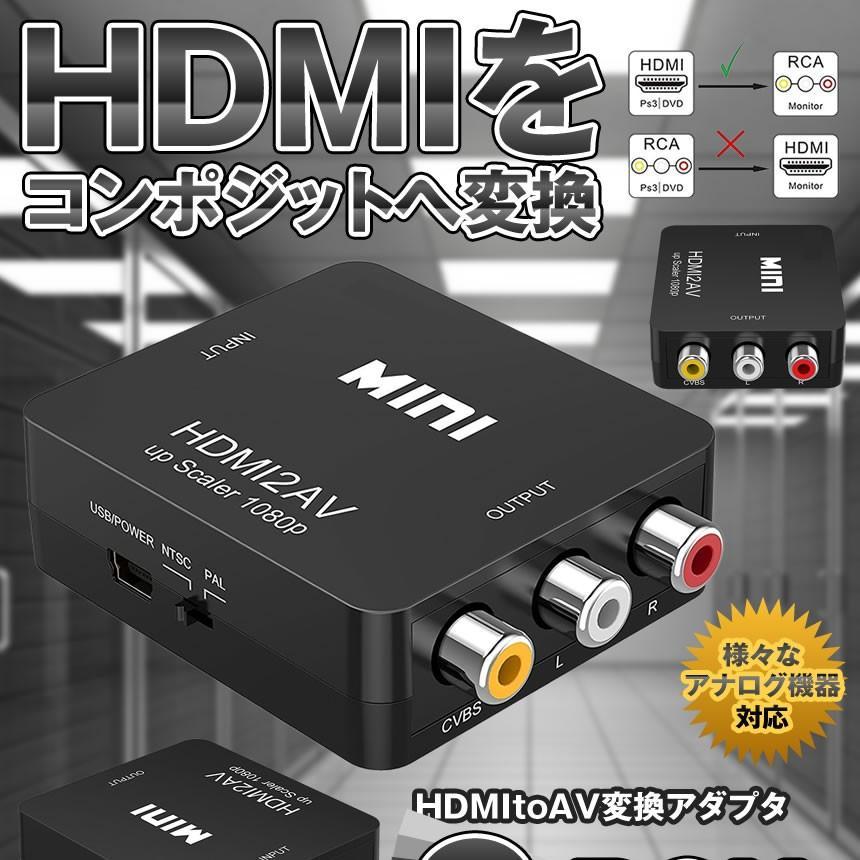 Gボックス コンポジット変換 HDMI to AV変換アダプタ 1080P対応 出力 変換コンバーター USB電源供給 GBOX　_画像2