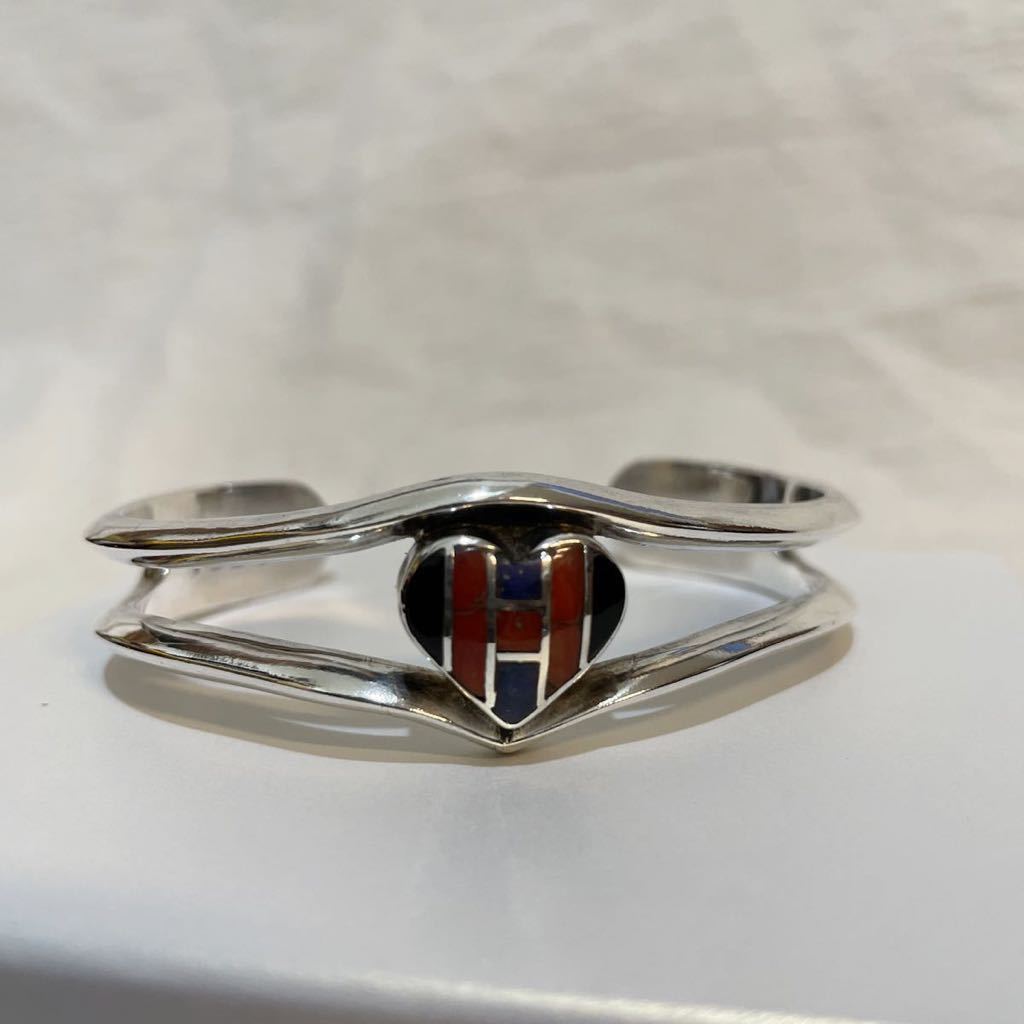 ハリウッドランチマーケット ハートH バングル HRM シルバー925 アクセサリー ブレスレットの画像1