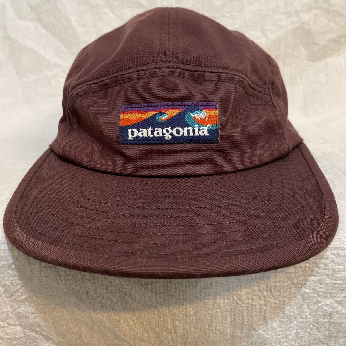 希少 16SS パタゴニア patagonia ジェットキャップ サイズF バーガンディ 帽子