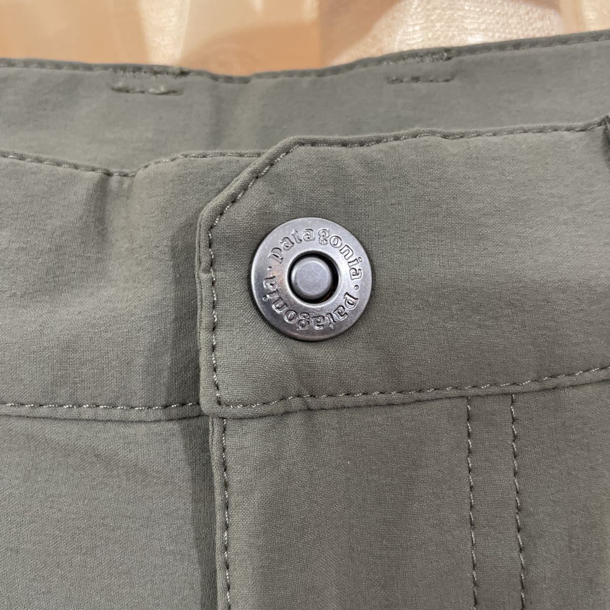 patagonia パタゴニアRock Craft Shorts ショーツ サイズ 28 カーキグレー系 ショート ハーフパンツ クライミング トレッキング ストレッチ_画像3