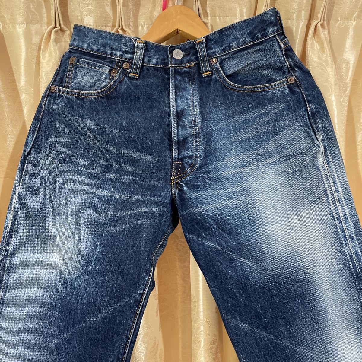 Levi’s リーバイス 復刻 501XX デニムパンツ バレンシア ビッグE USA製 W29 ブルー