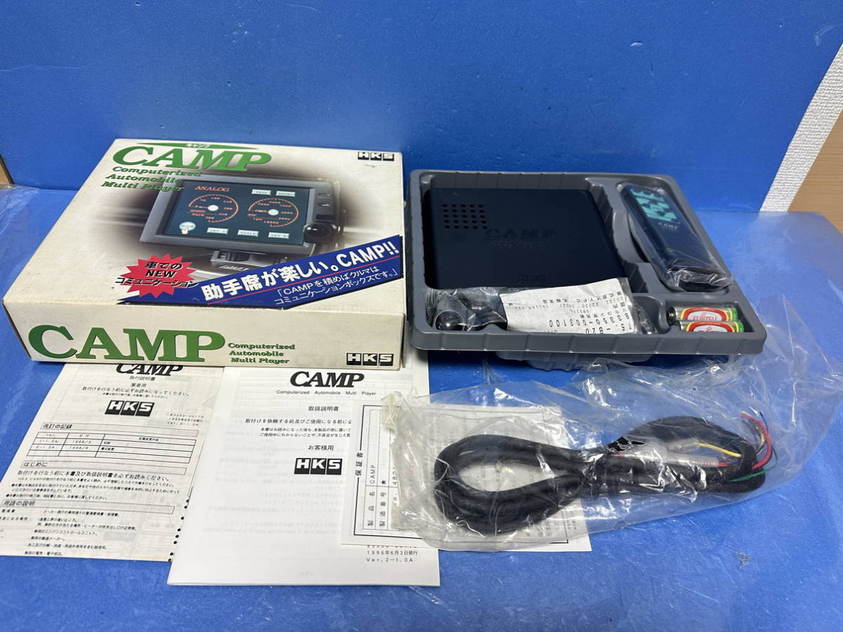 HKS CAMP マルチモニター 中古　キャンプ燃費計水槽熱帯魚ジャンクションボックスを追加すれば水温油温排気温度計ブーストメーター_画像1