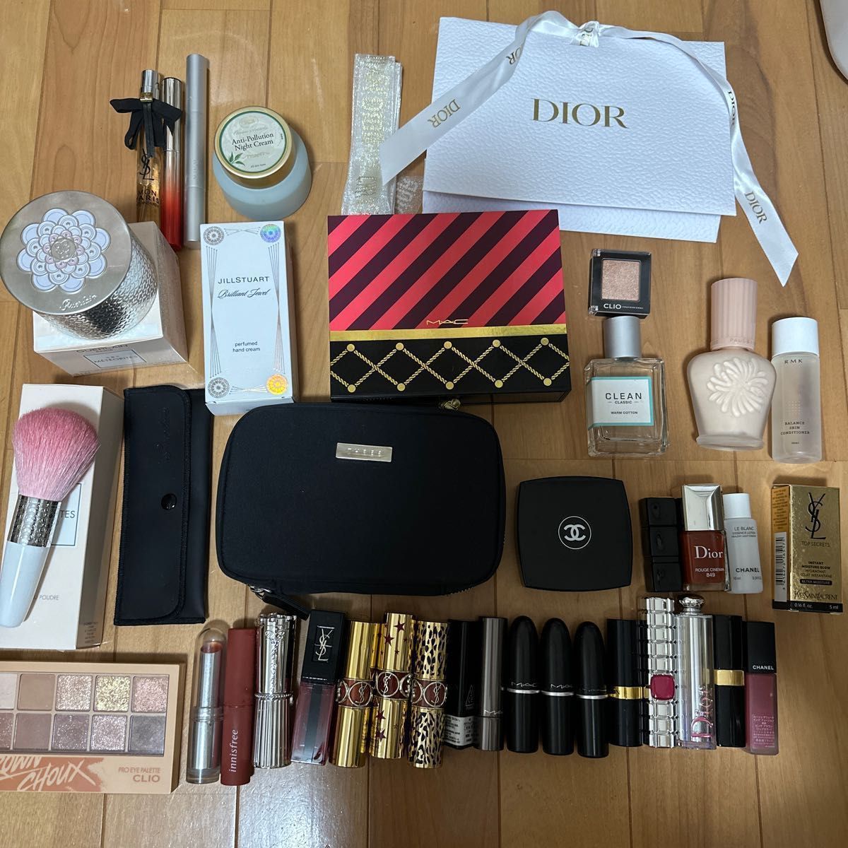 コスメデパコスまとめ売り　Dior MAC YSL CHANEL THREE ゲラン CLIO JILL RMK SABON