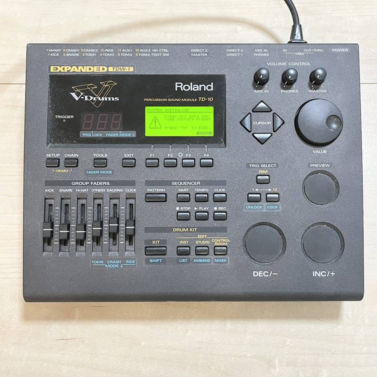 全国無料新品】 ☆Roland☆V-Drums TD-10 電子ドラム音源モジュール