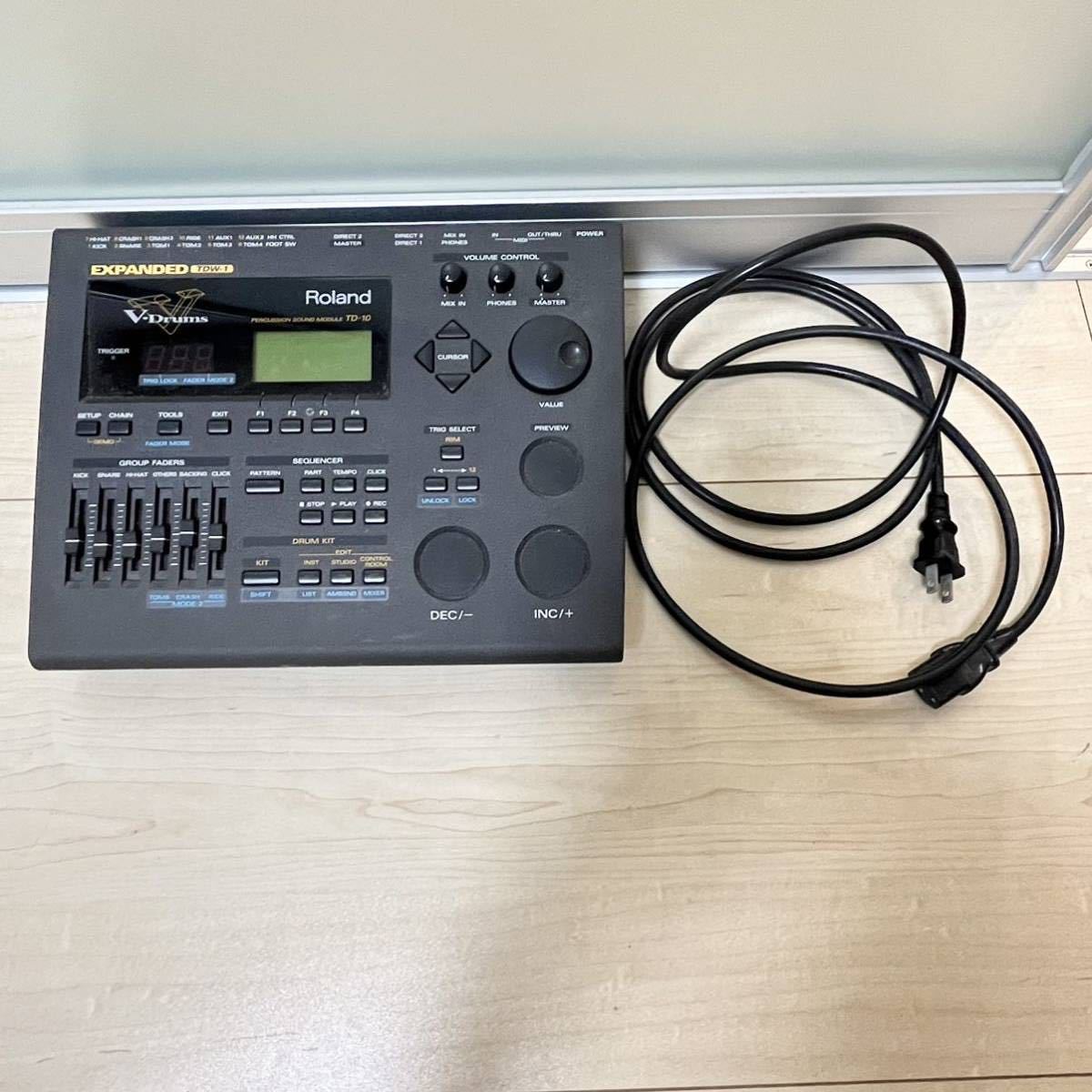 全国無料新品】 ☆Roland☆V-Drums TD-10 電子ドラム音源モジュール