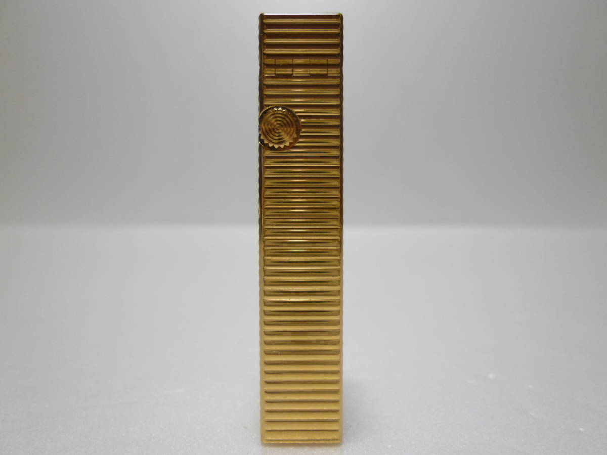 ダンヒル dunhill ライター ゴールド 着火OK 炎調整OK 化粧箱付
