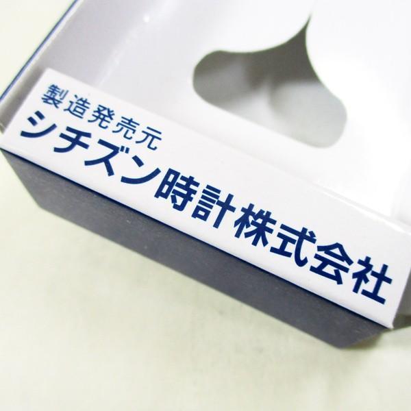 シチズン ファルコン 腕時計 日本製ムーブメント 革ベルト ホワイト/ブラック メンズ 紳士 QA66-504/9808/送料無料_画像4