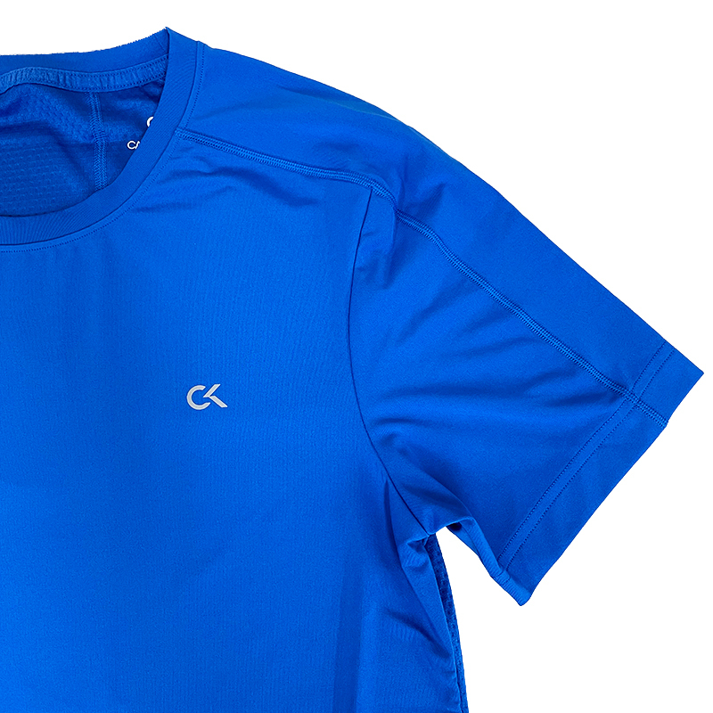 カルバンクライン 新品・アウトレット 半袖 Tシャツ Lサイズ 4MS9K193 475 DARKBLUE 青 ブルー メンズ クリックポストで送料無料_画像3