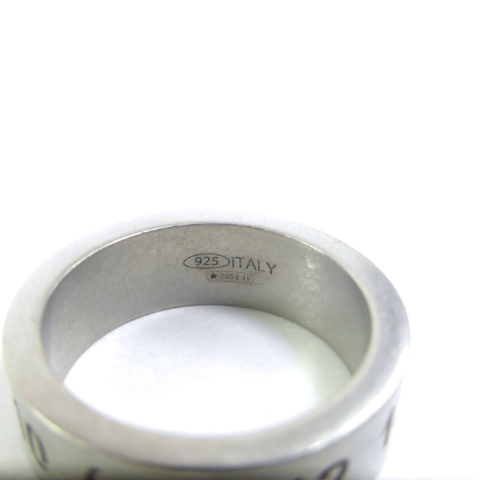 メゾン マルジェラ (Maison Margiela) ナンバリング ロゴ リング