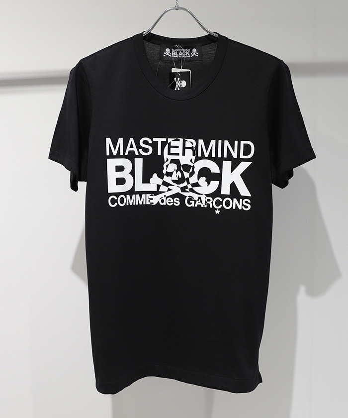 マスターマインド×ブラックコムデギャルソン ロゴTシャツ ブラック / S