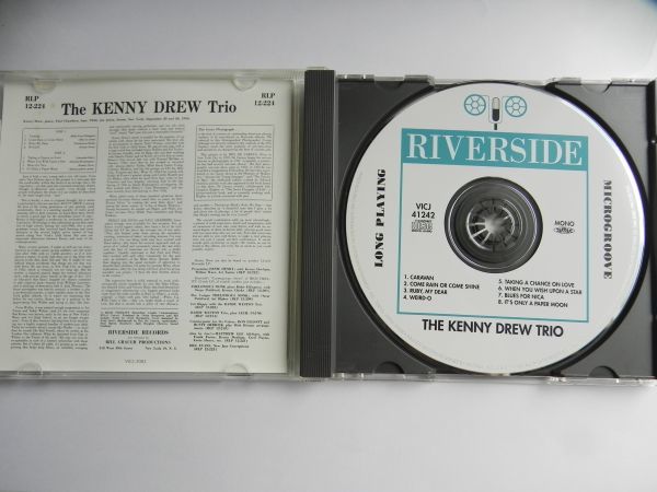 20bit K2 HQ CD【国内盤PRESTIGE】ケニー・ドリューKenny Drew Trio/ With Paul Chambers, Philly Joe Jones★VICJ-2082/1996年Remastered_画像2