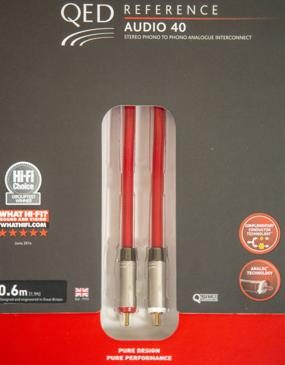[ new goods * immediate payment ]QED Reference Audio RCA cable 0.6m high class cable 