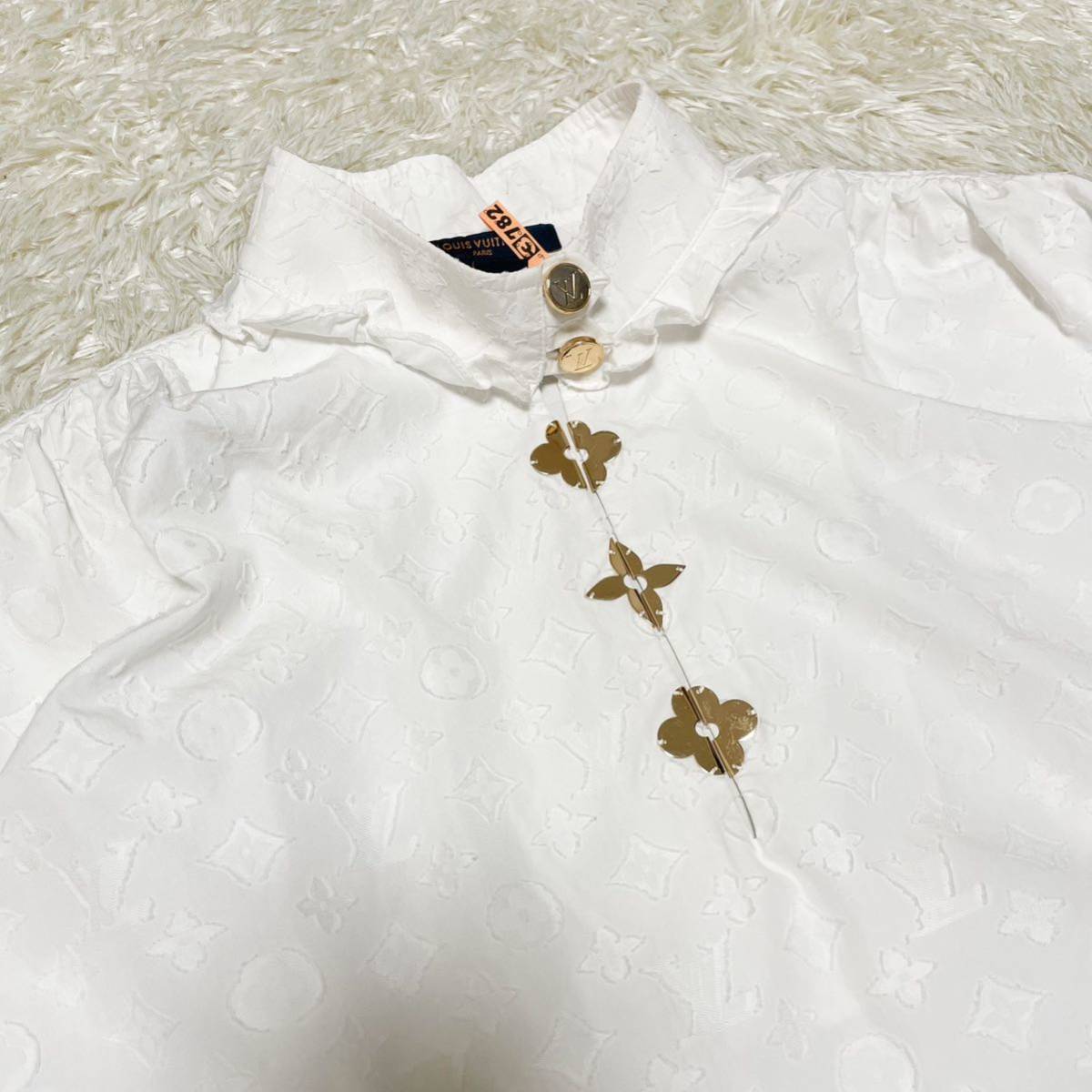 美品 ルイヴィトン Louis Vuitton 21SS モノグラム 総柄 フリル