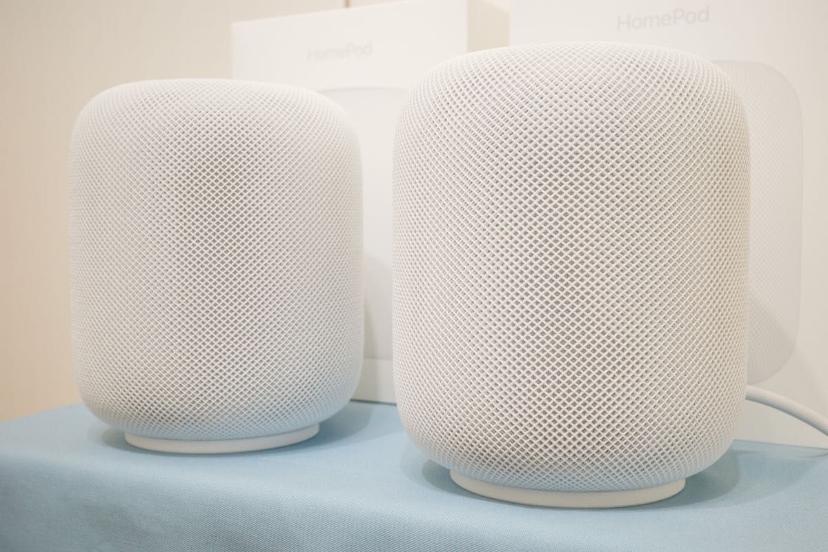 Apple HomePod (第1世代) ペア ホワイト MQHV2J/A シリコンスタンド