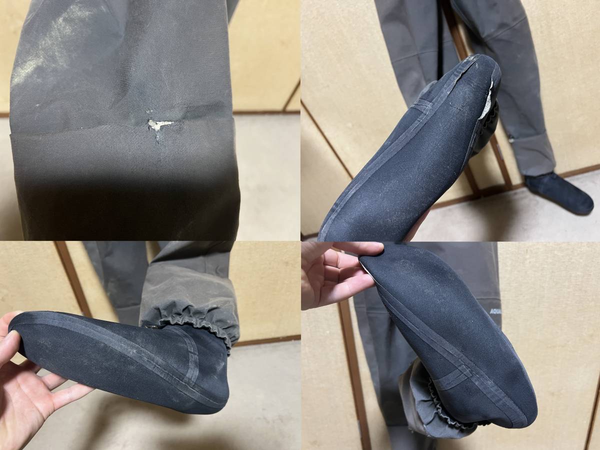 AQUAZ(アクアズ) ドライジップ ウェーダー 4レイヤー Lサイズ