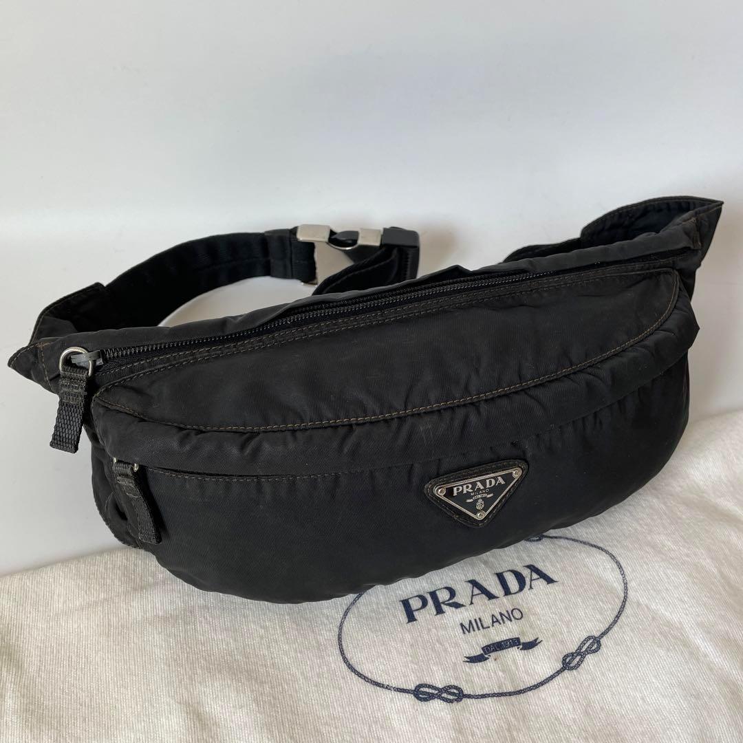 PRADA BELT BAG プラダ ボディバッグ ナイロン 三角ロゴ-