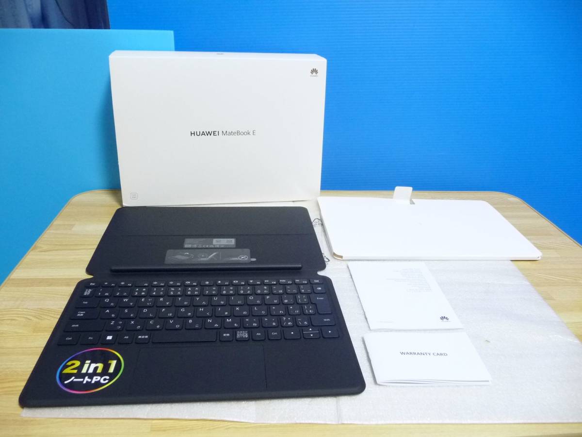 ◆展示品 HUAWEI 2in1ノート DIRACWH58BNHWNUA(DRC-W58) [MateBook E/有機EL/12.6型/Core i5-1130G7/Iris Xe/8GB/SSD256GB/Win11] 保付 1台_画像6