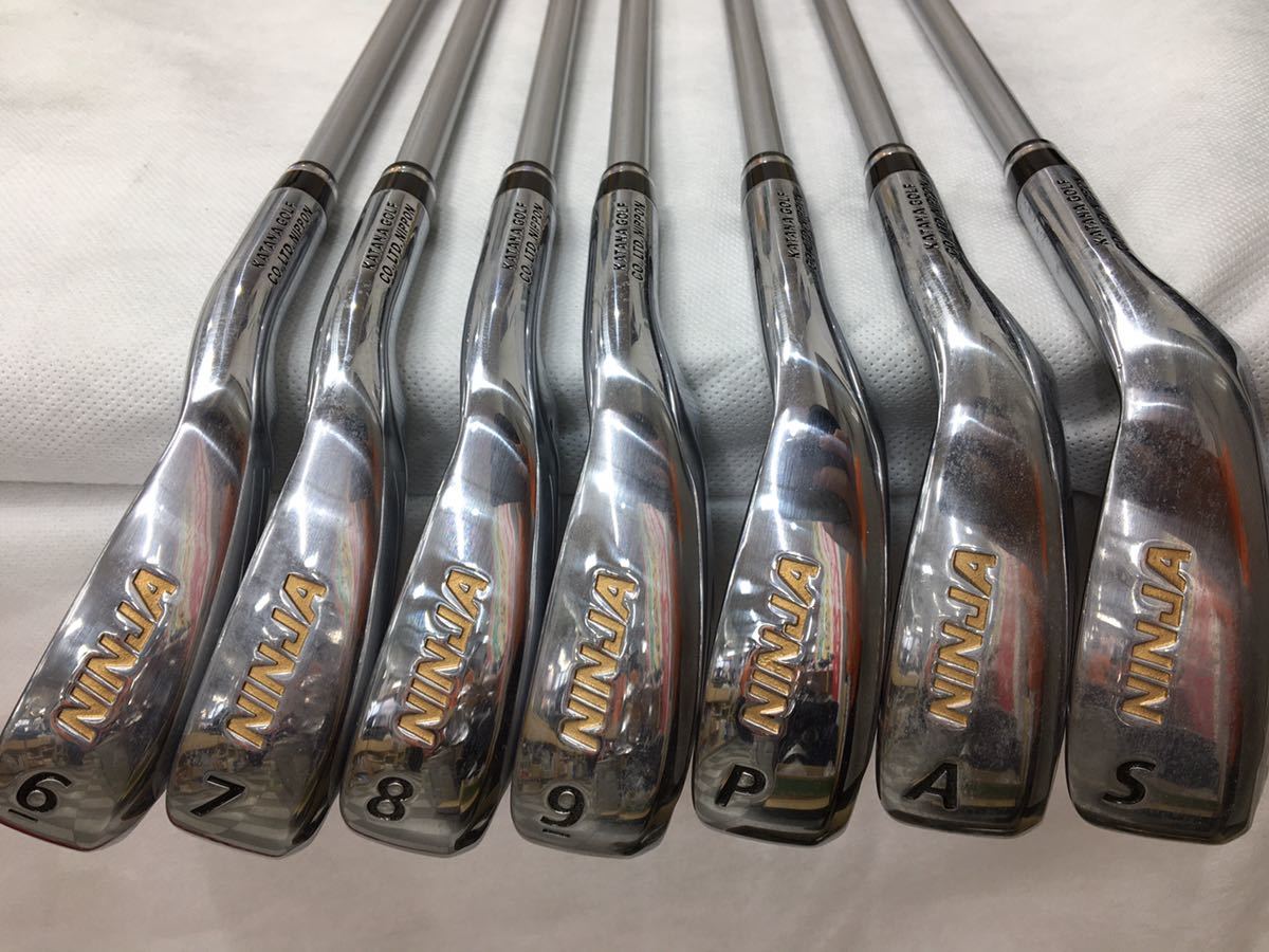 即決価格】アイアンセット カタナゴルフ NINJA HYBRID IRON / VOLTiO