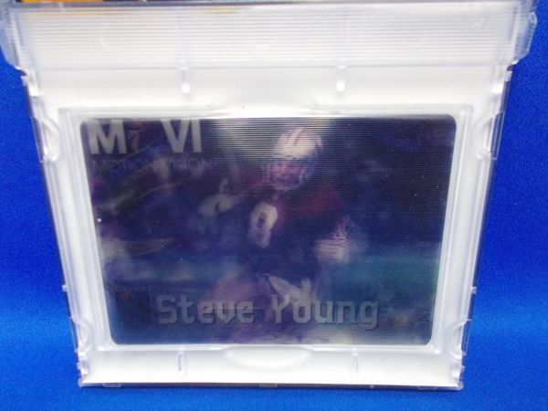 NFL スティーブ・ヤング MotionVision '96 NFL DIGITAL REPLAYS アメフト ホログラムカード Steve Young サンフランシスコ49ers_画像2