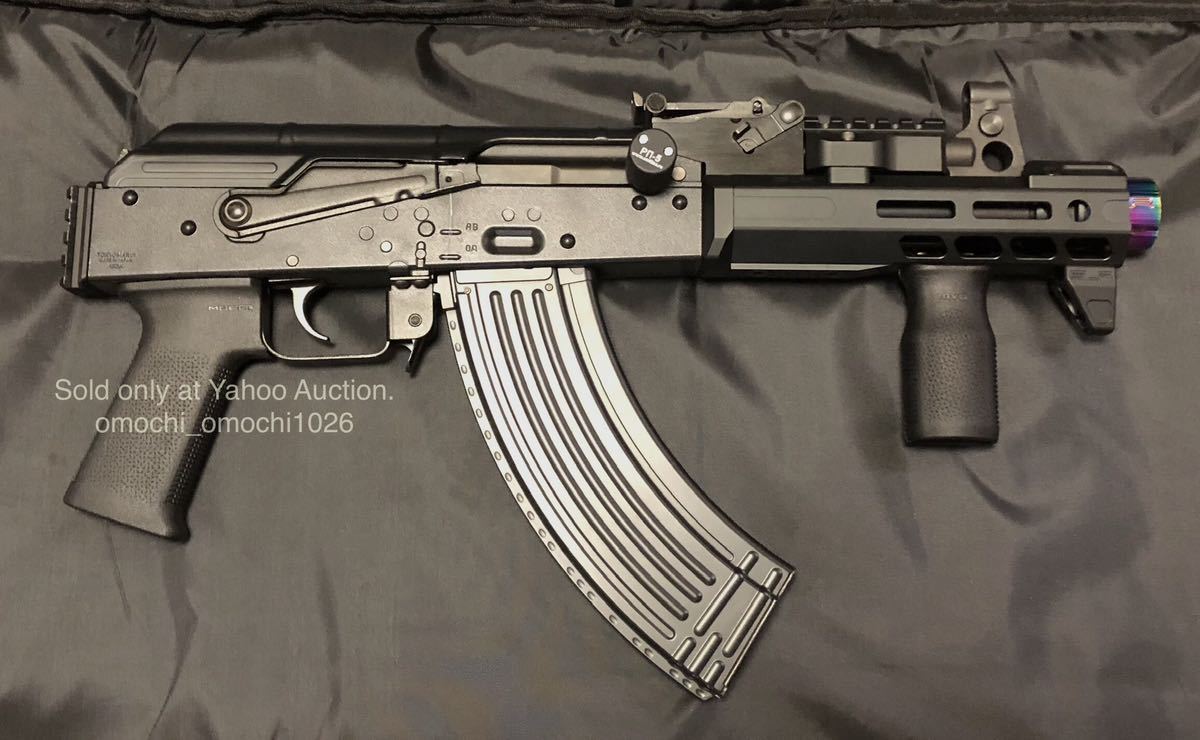 MICRO DRACO SLR AK Pistolをイメージした近代化カスタム 東京マルイAKM GBBベース ガスガン ガス漏れ無し 動作確認済み_画像3