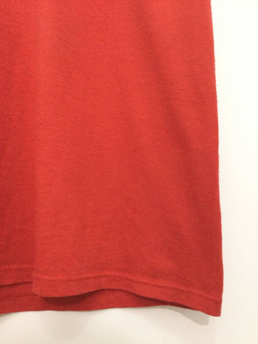 RUSSELL ATHLETIC ラッセルアスレチック USA製 半袖 Tシャツ ロゴTシャツ メンズM〜 赤系 VINTAGE 90‘s_画像6